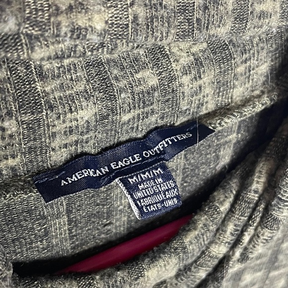 American Eagle Oversized Ribber Turtleneck Longsleeve Sweater Size M - Picture 4 of 8